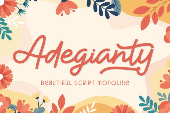 Adegianty: The Font That Adds Soul to Every Craft