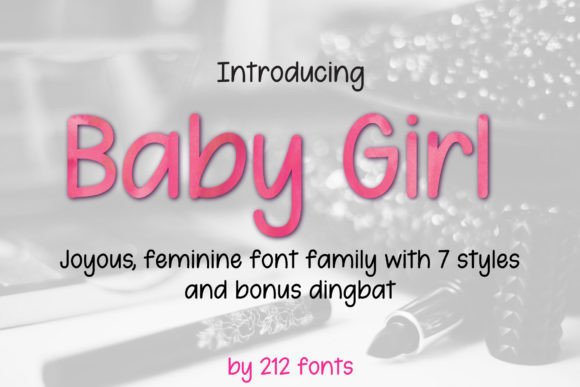 Baby Girl Font: A Delicate Script for Handmade Creations