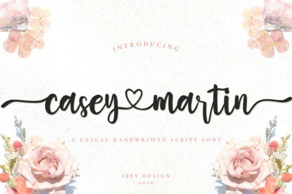 Casey Martin: A Handwritten Font for Digital Branding