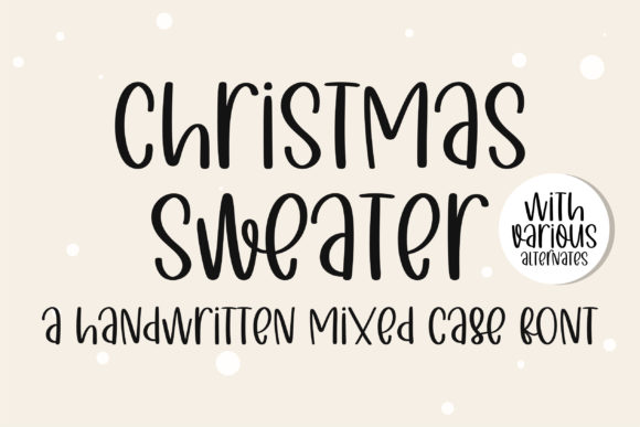 Christmas Sweater: A Versatile Script Font for Web Design