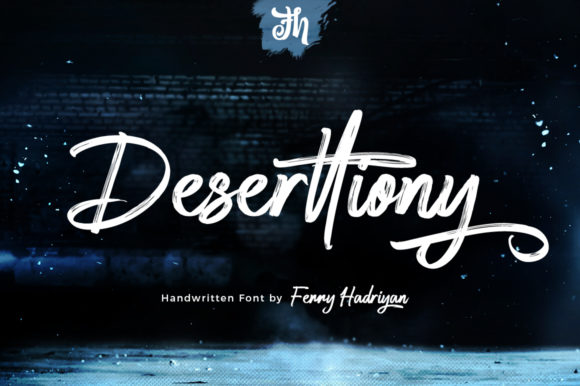 Deserttiony: A Handwritten Font for Web Design and Branding