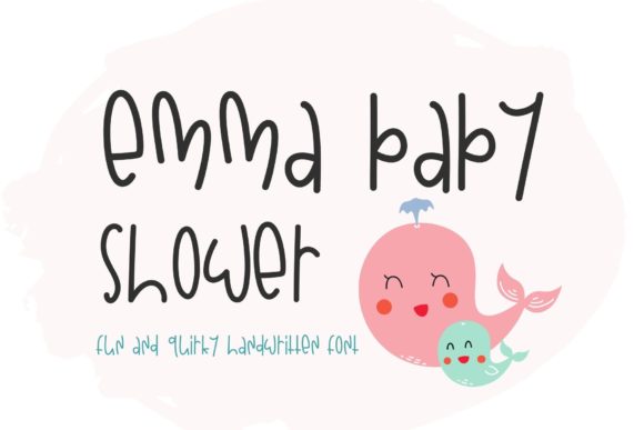 Emma Baby Shower: A Versatile Script Font for Editorial Design