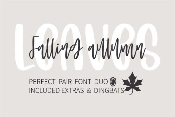 Falling Autumn Leaves: A Font That Adds Warmth to Web Design