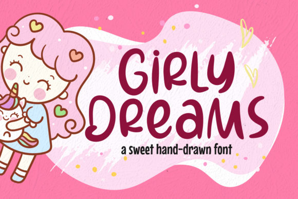 Girly Dreams: A Font for Soft Editorial Magic