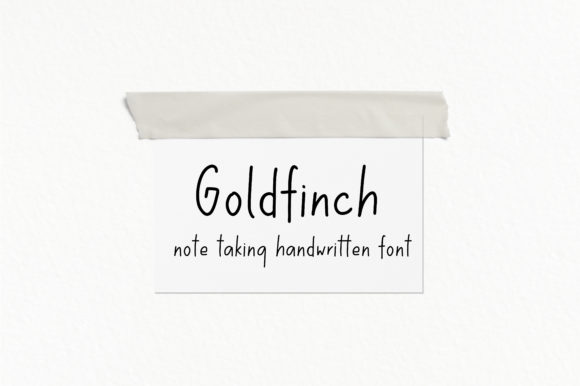 Goldfinch: A Handwritten Font That Breathes Life Into Digital Design