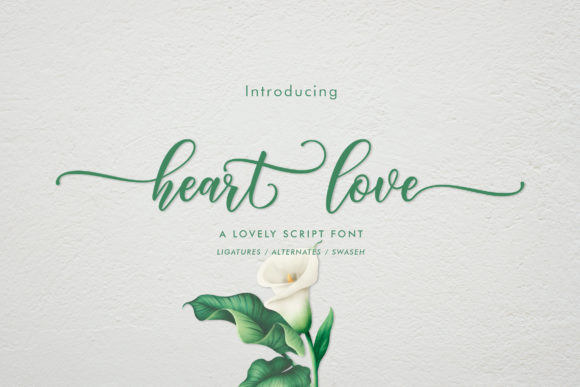 Heart Love: A Font That Speaks to the Heart