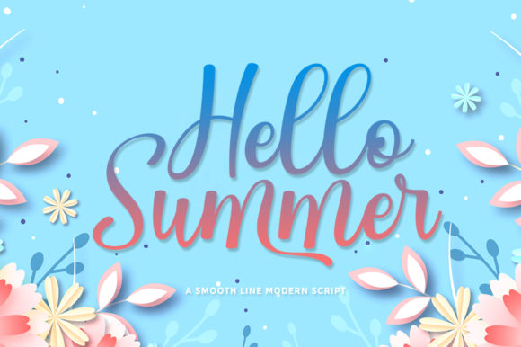 Hello Summer Font: A Timeless Script for Handmade Creators