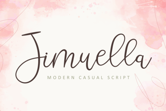 Jimuella: A Timeless Script Font for Editorial Design