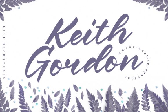 Keith Gordon: A Script Font That Elevates Brand Communication