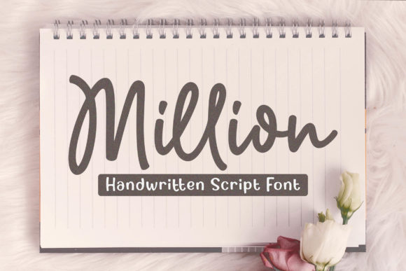 Million: A Handwritten Font That Elevates Campaigns