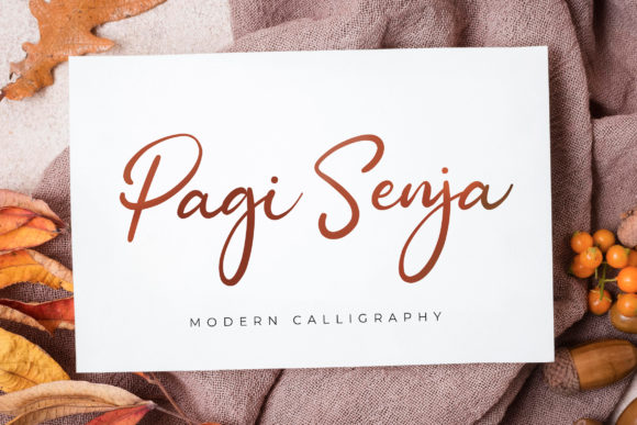 Pagi Senja: A Timeless Script Font for Editorial Design
