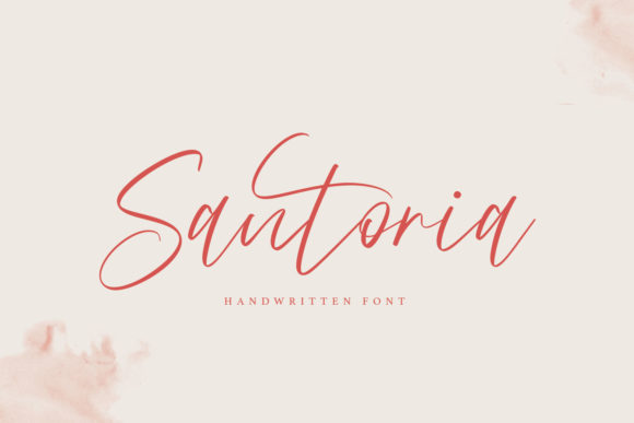 Santoria: A Script Font for Editorial Elegance
