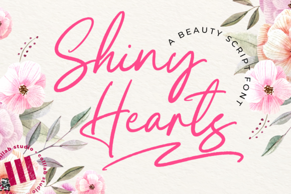 Shiny Hearts: A Font That Adds Elegance to Every Design