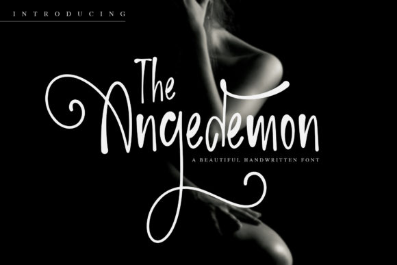 The Angedemon: A Script Font for Editorial Elegance