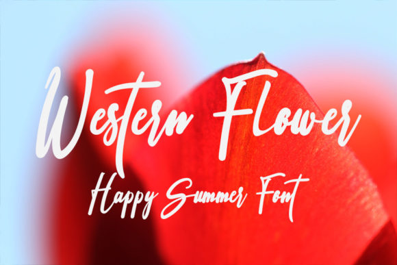 Western Flower: A Script Font That Elevates Digital Branding